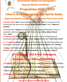 Consacrazione allo Spirito Santo 2023