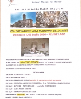 PELLEGRINAGGIO ALLA MADONNA DELLA NEVE